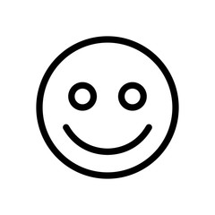 Emoticon happy smile design trendy