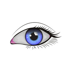 eye graphic design template vector