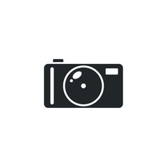 Camera icon template color editable. photo camera, snapshot photography symbol vector sign isolated on white background illustration for graphic and web design.