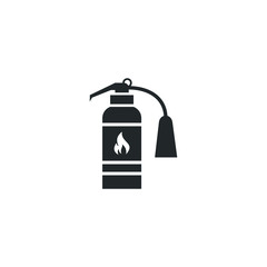 Fire extinguisher icon template color editable. Fire extinguisher symbol vector sign isolated on white background illustration for graphic and web design.