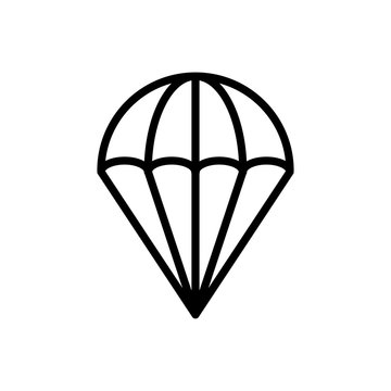 recommend clip art: Parachute icon trendy design template