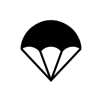 recommend clip art: Parachute icon trendy design template