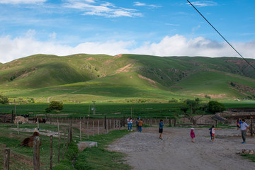 paisaje de los cerros de los valles