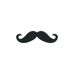 Italy mustache icon template color editable. Italy mustache symbol vector sign isolated on white background illustration for graphic and web design.