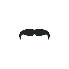 Italy mustache icon template color editable. Italy mustache symbol vector sign isolated on white background illustration for graphic and web design.