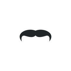 Italy mustache icon template color editable. Italy mustache symbol vector sign isolated on white background illustration for graphic and web design.
