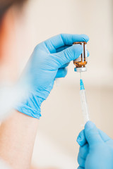 medical solution in syringe - intravenous pharmacology