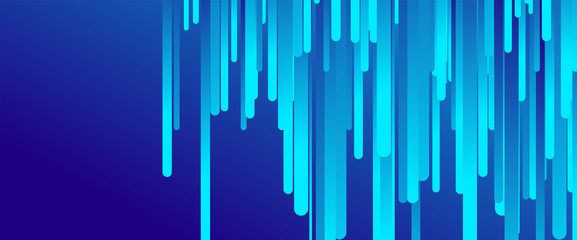 Fluid gradient lines, rain design concept, thin lines, dynamic template. Vector Illustration For Wallpaper, Banner, Background, Card, Book Illustration, landing page