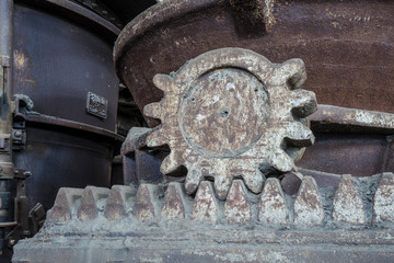 Detail of a steelwork facility.
