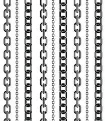 chains black white vector pattern