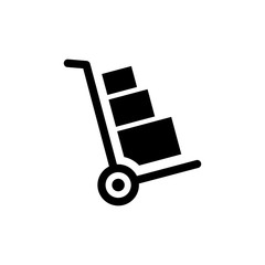 Handcart icon trendy