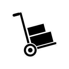 Handcart icon trendy