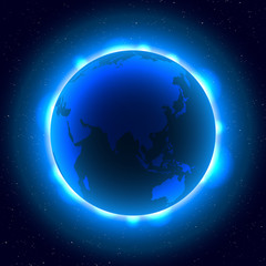 地球　地図　宇宙　背景