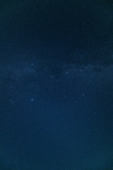 Fototapeta na wymiar Nachthimmel mit Sternen und der Milchstraße