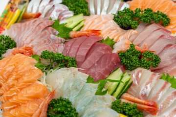 [料理]刺身の盛り合わせ