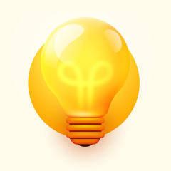 Light bulb, creative idea and innovation. Inspiration concept.