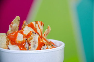 papas con salsa
