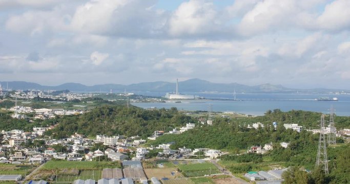 View of Yonashiro yahira Okinawa, Japan. 20-1-20
