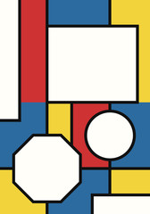 vector modern geometric design background for brochure banner and publication