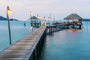 Fotobehang Scenery Thailand sea and island .Adventures and travel concept.Scenic landscape.Seascape © Sasint