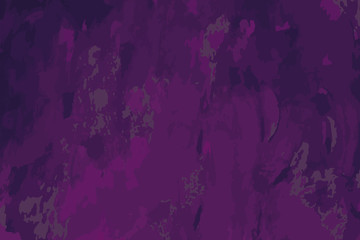 Abstract multicolored image, made with a brush and paints. You can use it as an interesting background or on your banner. Handmade violet and pink colour. Eps vector illustration.