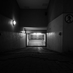 Einfahrt in Tiefgarage
