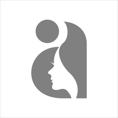 A logo negative space