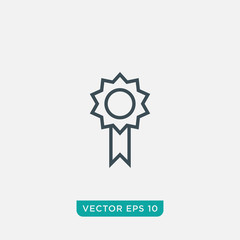 Rosette Icon Design, Vector EPS10