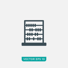 Abacus Icon Design, Vector EPS10
