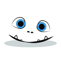 Cute Various Monster Face Emoticon for T-Shirt or Cloth Printing