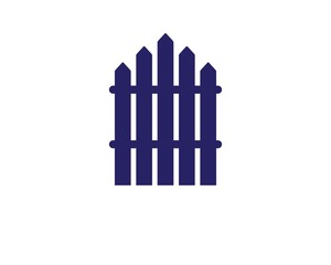 fence icon logo vector illustration design