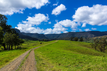 A drive in the Lost World Valley