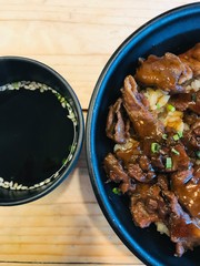 Meat with rice