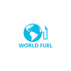 World Fuel Logo Template Design