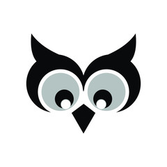 vectors Owl logo design on white background