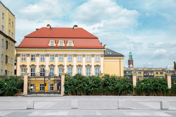 Royal Palace Baroque style architecture in Wroclaw, Poland