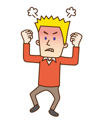 06_白人男性_激怒