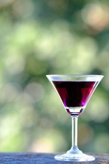 glass of martini