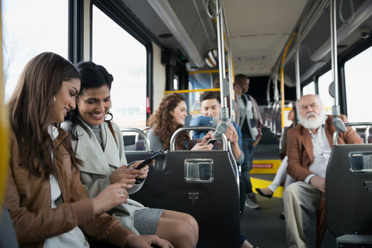 People Riding Bus