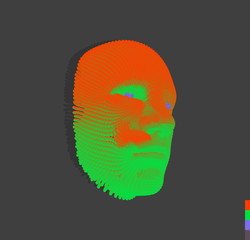 The mask. Artificial intelligence. Anonymous social masking. Face scanning. Can be used for avatar, science or technology. Cyber crime and cyber security concept illustration. Vector.