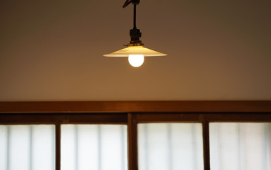 lamp on the wall