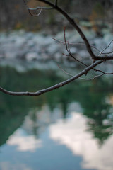 Fototapeta na wymiar baduk lakes in domai autumn
