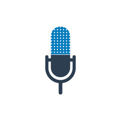Microphone icon. Flat style vector EPS.