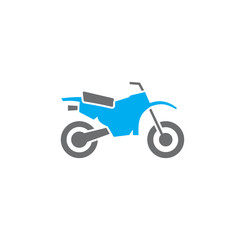 Fototapeta premium Motorcycle icon on background for graphic and web design. Creative illustration concept symbol for web or mobile app