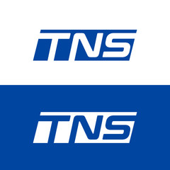 TNS letter logo design vector
