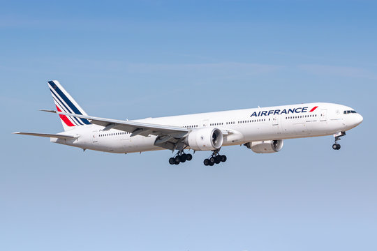 Air France Boeing 777 airplane at Paris Orly