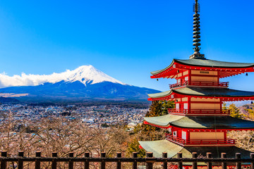 Mt.Fuji seen from Arakur&alpha;yama Sengen Park