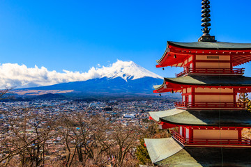 Mt.Fuji seen from Arakurαyama Sengen Park