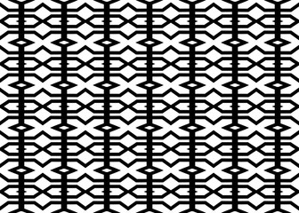 Seamless geometric pattern design illustration. Background texture. In black, white colors.
