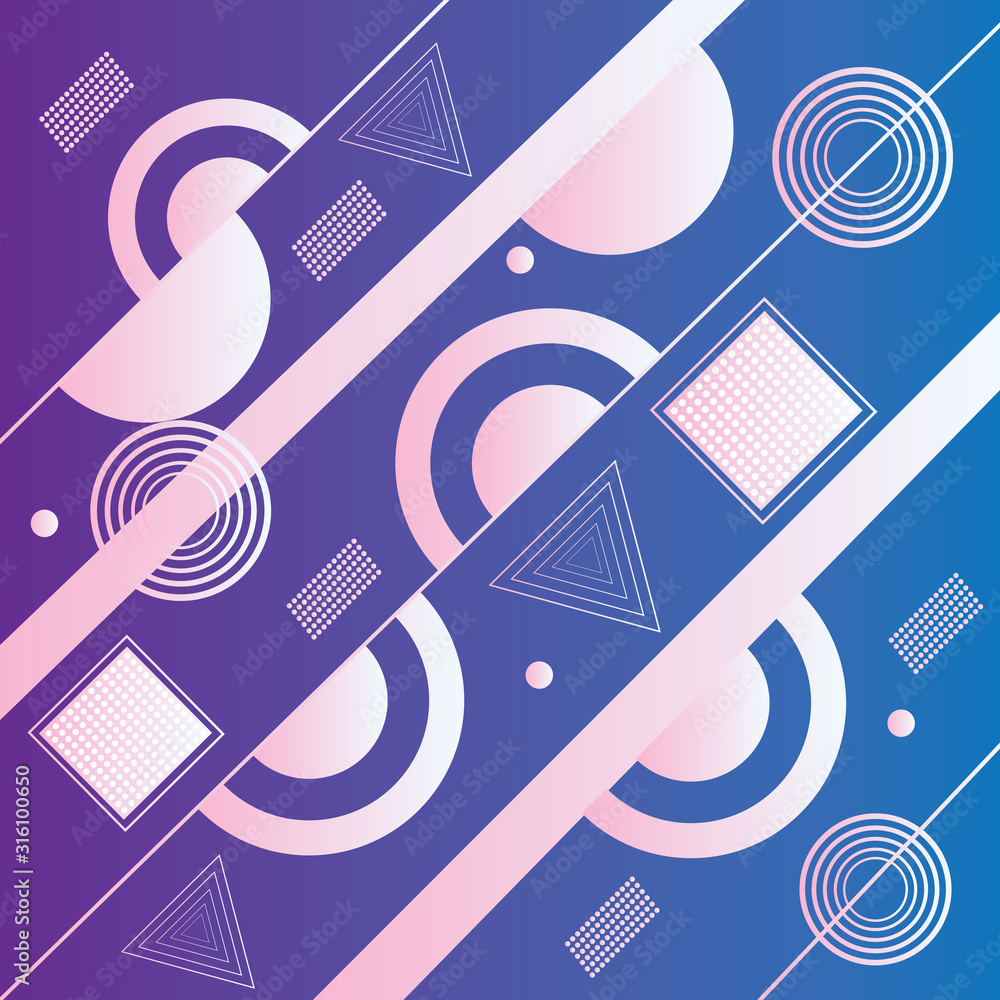 Poster geometry minimalistic artwork pattern with simple shape and figure. abstract vector pattern design i